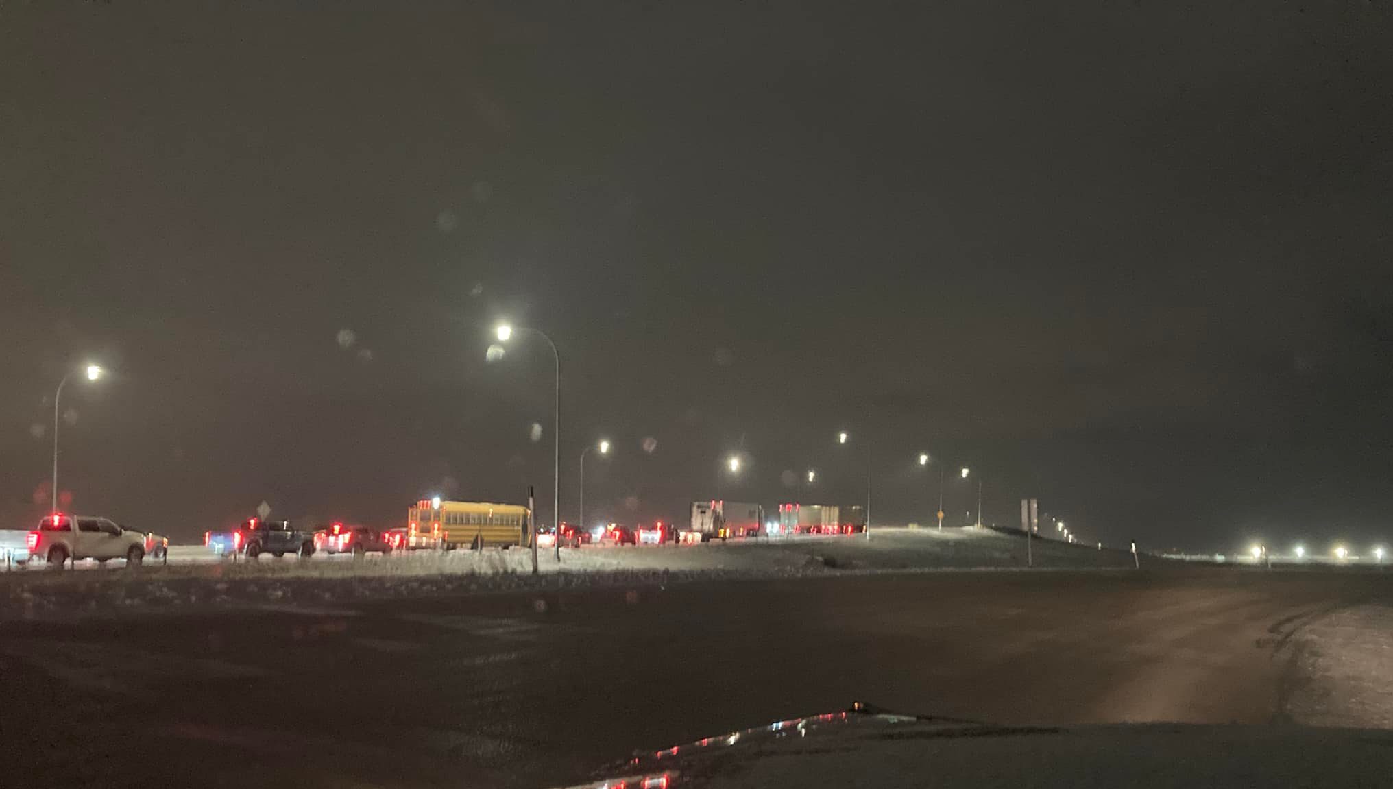 Update Highway 75 reopened, icy conditions remain on several highways